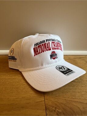 Ohio State Buckeyes '47 Brand National Champs Hitch Adjustable Snapback Rope Hat
